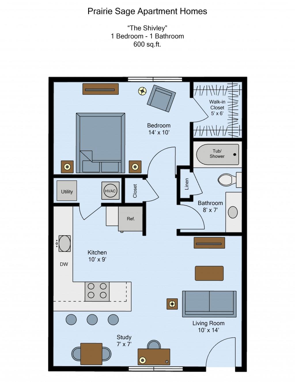 Prairie Sage Apartment Homes - 1 Bed - Image# 14