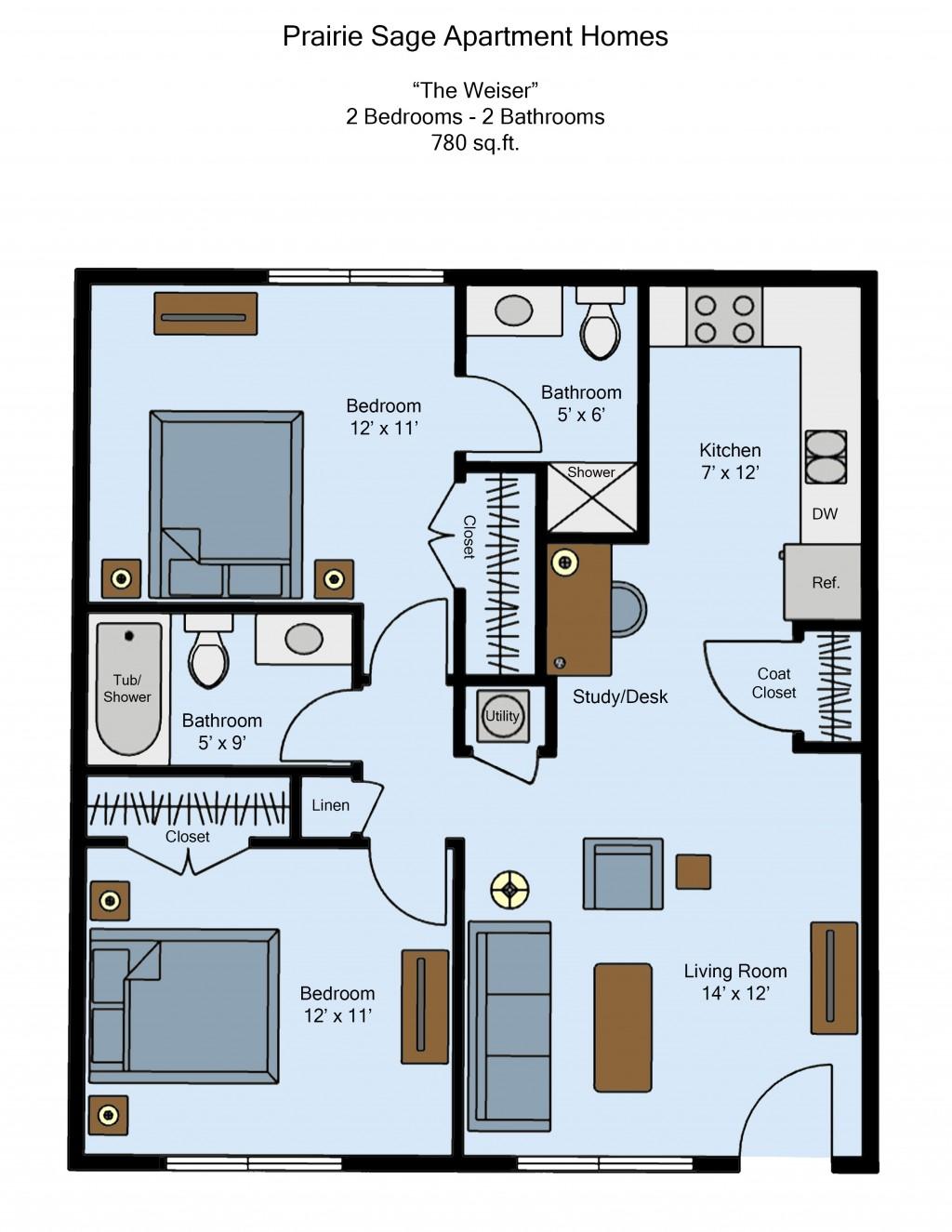 Prairie Sage Apartment Homes - 2 Beds - Image# 13
