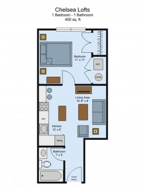 Chelsea Lofts 1-Bed 