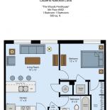 Citizens National Lofts 1-Bed "Woods Penthouse" (Downtown Emporia) 5th Floor #502 - Image# 22